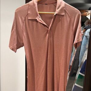 lululemon athletica Men's Coral Polo Shirt